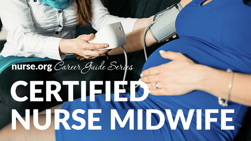 Nurse midwife performing tests on pregnant patient