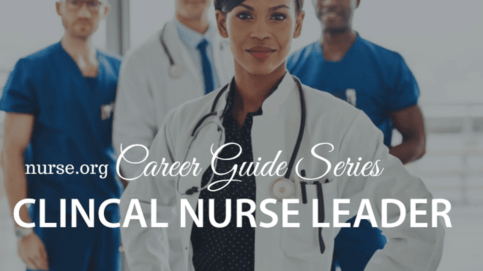 Female healthcare professional in front of nurses and doctor